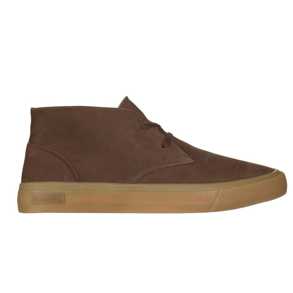 SeaVees Huntington Middie Mens Brown Suede Chukka Sneakers Gum Sole Mid Top 8.5